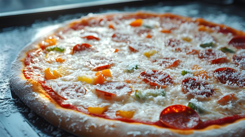 Frozen pizza